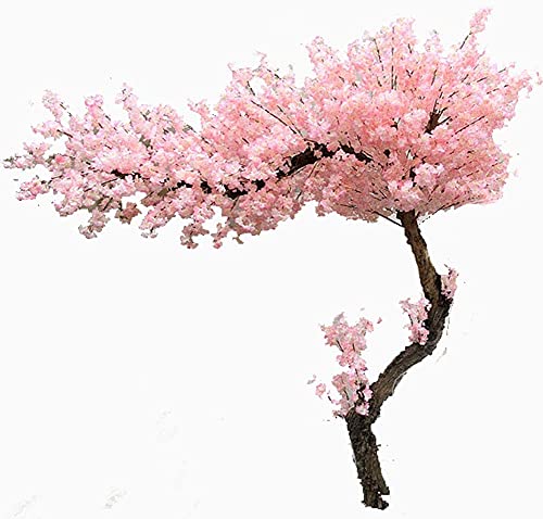 Artificial Cherry Blossom Trees - 5 Feet Blossom Tree - Light Pink - Real Wood Stems and Lifelike Leaves Replica Artificial Plant