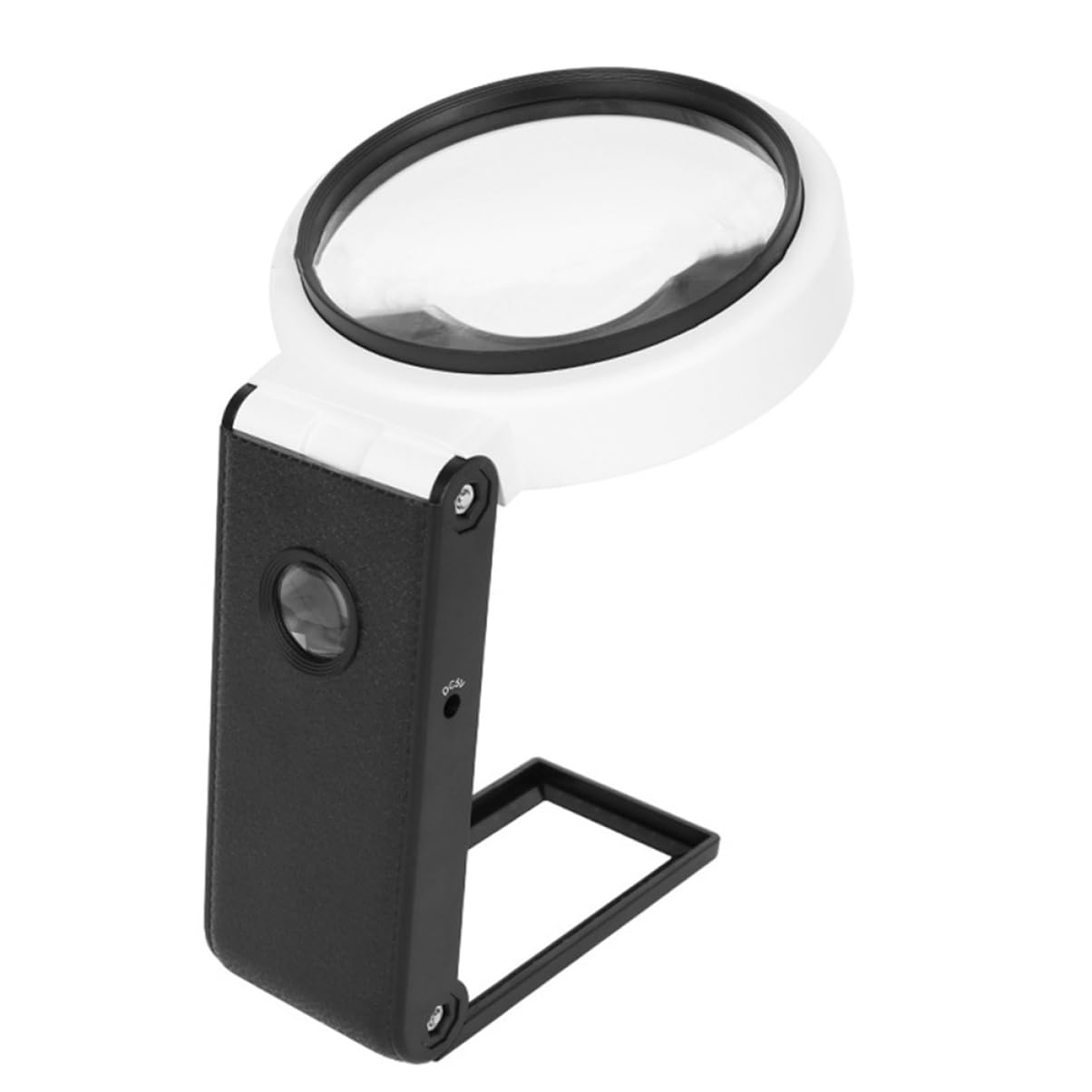Lampe loupe portable avec support et éclairage LED pour lecture de précision et couture