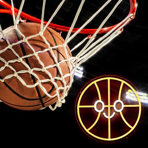 Image of Basketball Neon Sign Basketball Neon Light LED Neon Sign for Wall Decor Dimmable LED Neon Light for Bar Restaurant Music Concert Man Cave Wall Art 12.6 * 12.6IN