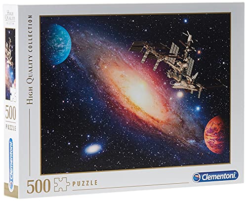 Clementoni - Puzzle 500 Piezas Estacion Espacial Internacional (35075.9)