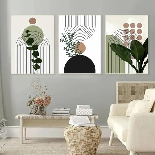 Soleil ligne toile peinture mur art pour habiller un grand mur vide
