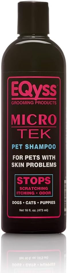EQyss Micro-Tek Medicated Pet Shampoo, 16-Ounce