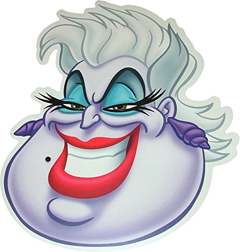 Halloween Ursula de Disney de La Sirenita -Máscaras de Disfraces Hechas de...