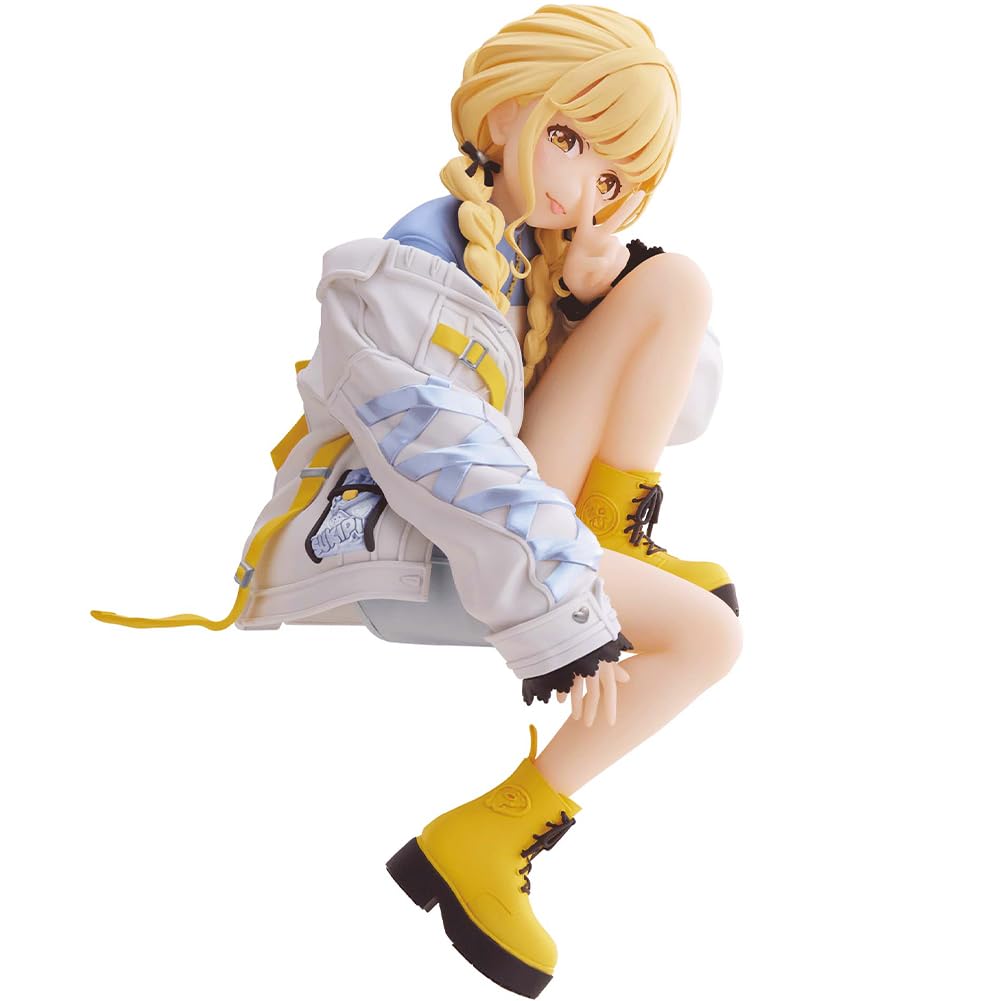 DEXSHUN Kotone Fujita Figurine d'anime Stop-nouille Manga Figurine en position assise Modèle Statue en PVC Figurine de fille mignonne Collection Décoration Cadeau 17 cm