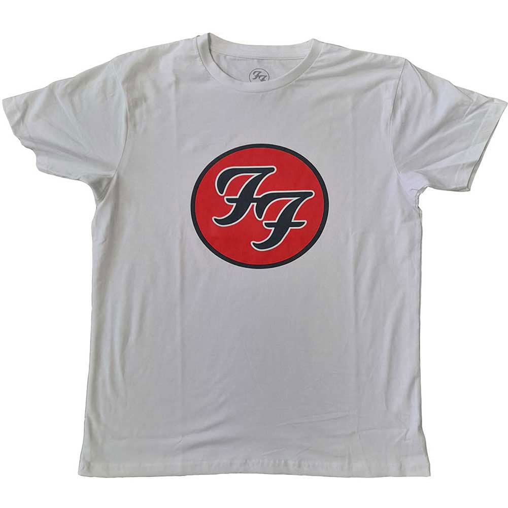 Foo Fighters Unisex Adult Logo T Shirt, White, XL