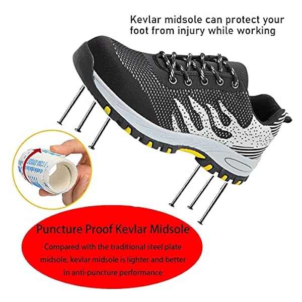Stalen Neus Werkschoenen Veiligheidsschoenen,S3 Met Stalen Neus Zomerwerkschoenen Dames Veiligheidssneaker,▁