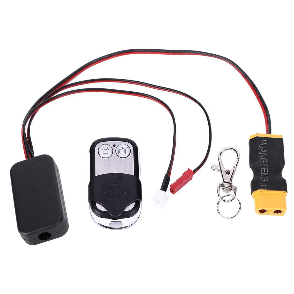 VGEBY RC Winch Controller, 1/10 RC Crawler Winch Controller, Ricevitore Telecomando Senza Fili, per D90 SCX10 90046, Senza Fili, for RC Truck, Jeep, SUV, RC Players, Hobbyists, Model Car Enthusiasts