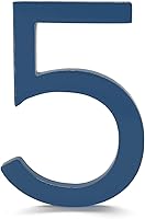 Vista 27 de Montague Metal Products Número de casa moderno de 6 pulgadas, número de casa flotante, fácil de instalar (0, cobre antiguo)