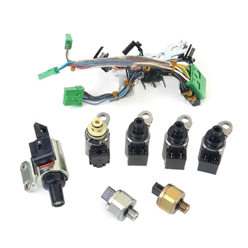 A-HEENGOINWEI 1set CVT Transmissions Solenoid Kit RE0F10A JF011E F1CJA Replacement for Nissan Altima Rogue Sentra Dodge Caliber Shift Solenoid Kit Transmission
