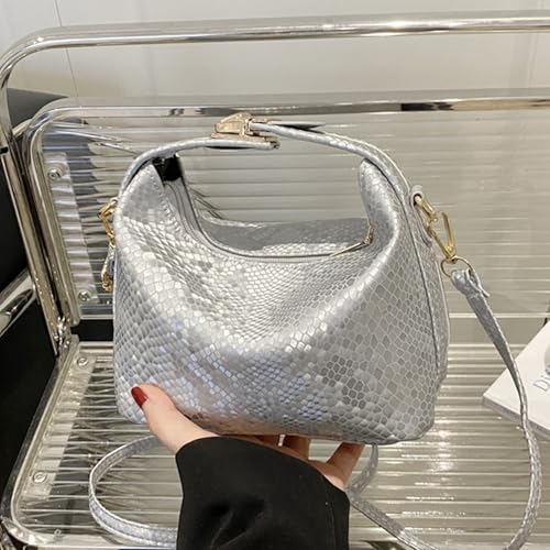 Fashion Hand-held Shoulder Crossbody Lock Small Bag Women PU Leather Crossbody Bag Simple Shoulder Bag Solid Color Me2