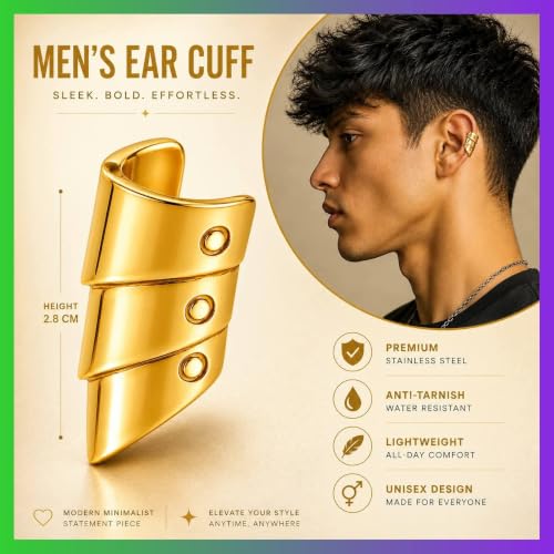 19TH JULY JEWELS Stainless Steel Anti-Tarnish Segmented Helix Ear - Image 6