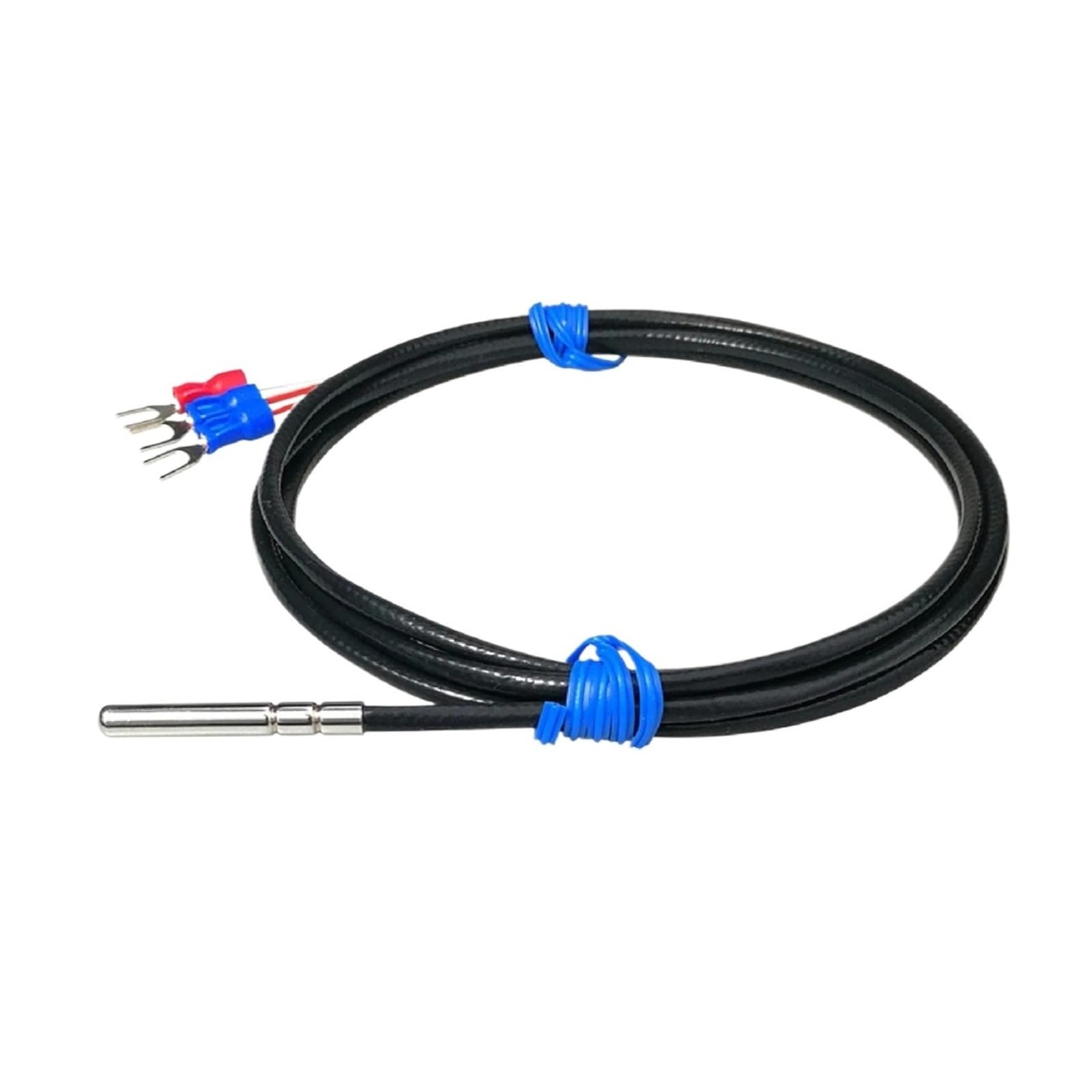 PT100 PT1000 Sonda de sensor temperatura RTD criogénica, -200~260 °C, 4x30 mm Acero inoxidable resistente al agua for congelador Almacenamiento en frío Uso industrial 1 pieza(PT100-7m)