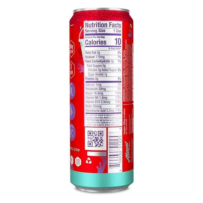 New Alani Sugar Free Energy Drink Cherry Slush, Blue Slush, Pink Slush Flavor 12 fl oz Low-Calorie Energy Boost Drinks (Pack of 6)