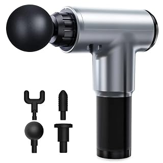 Pistola Massageadora Profissional 800W com 5 Ponteiras