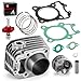 Engine Cylinder Piston Rings Gasket Kit & Tensioner for Kawasaki Bayou 250 KLF250 2003-2011 TOP END REBUILD KIT