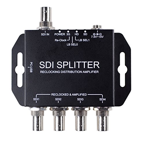 Yuan High-Tech SDI 1-To-4 3G/HD-SDI Splitter with
