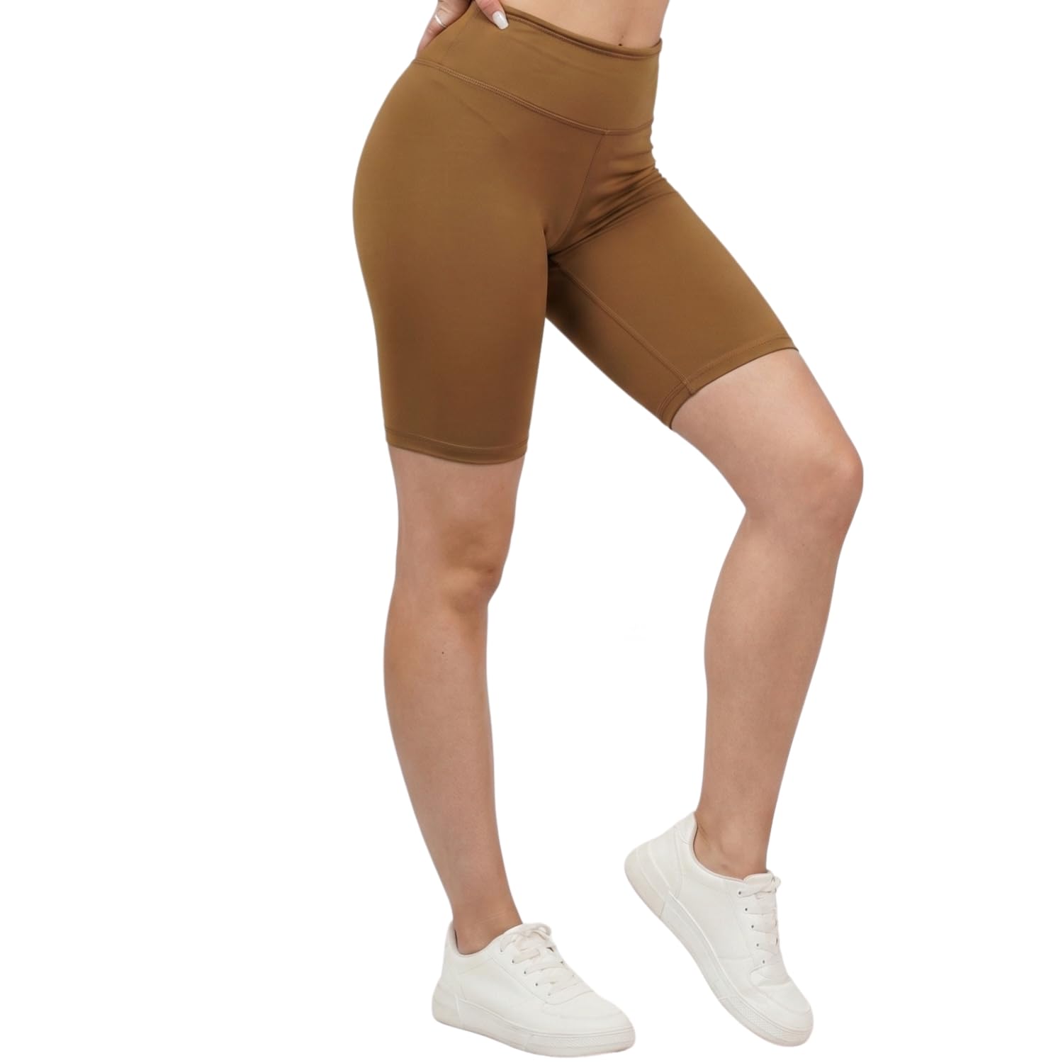 never lose Women’s Comfortable Skin-Fit Compression Gym Shorts | Yoga, Running & Everyday Wear | Cycling Shorts with Phone Pocket-picture-19