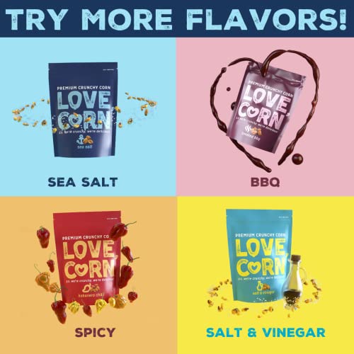 Love Corn Sea Salt 16Oz X 1 Bag - Delicious Crunchy Corn - Healthy Family Snacks - Gluten Free, Kosher, Non-Gmo- Alternative For Chips, Nuts thumb #7