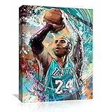 Kobe Bryant Poster Wall Art Teen Boy Room Decor Basketball Wall Decorations for Bedroom Office Livin