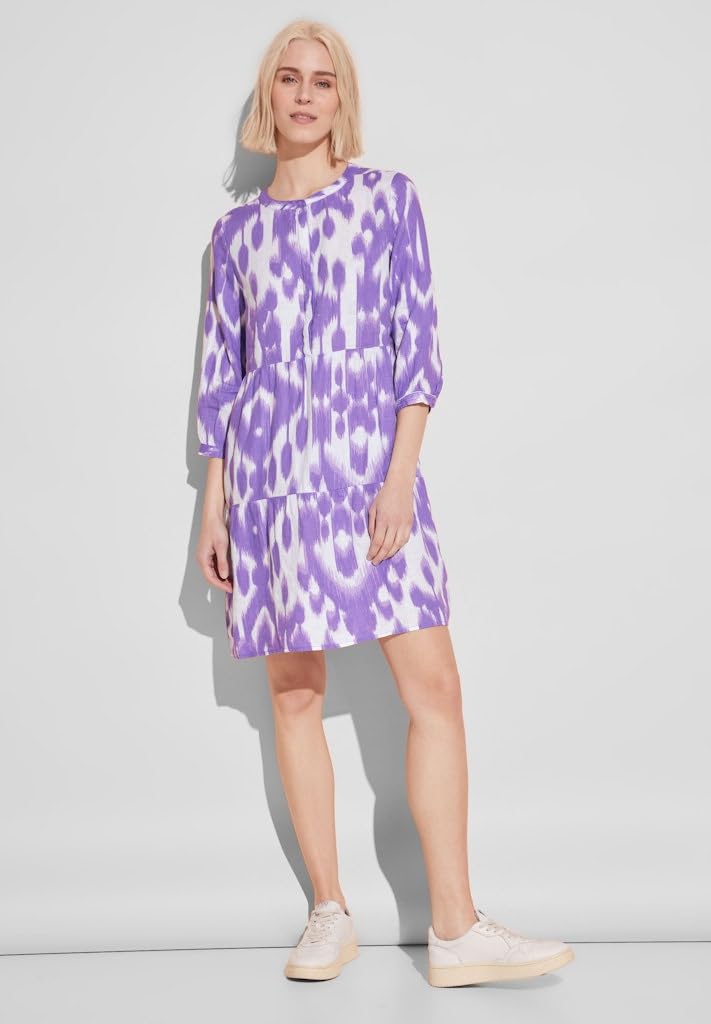 Street One Leinen Kleid mit Print