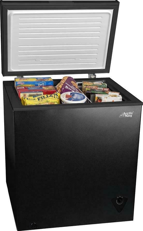 Slee Compact Deep Freezer Chest 5.0 Cu Black on Fridge.com - View 4