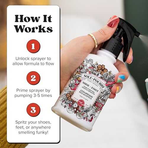 Image of Sole-Pourri Shoe Deodorizer + Foot Spray, 3.4 Fl Oz