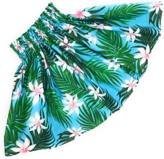 [MAMARLINE] シングルパウスカート ケイキ（お子様用）丈５５cm ティアレ柄 ターコイズ [puk-191s55]