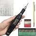 Electric Engraver Pen,Engraving Tool Kit for Metal Glass Stones Ceramic Plastic Wood Jewelry with Polishing Head,Scriber Etcher & Stencils