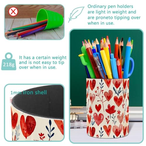 Fournitures de bureau et accessoires de rangement avec cœur rouge unique