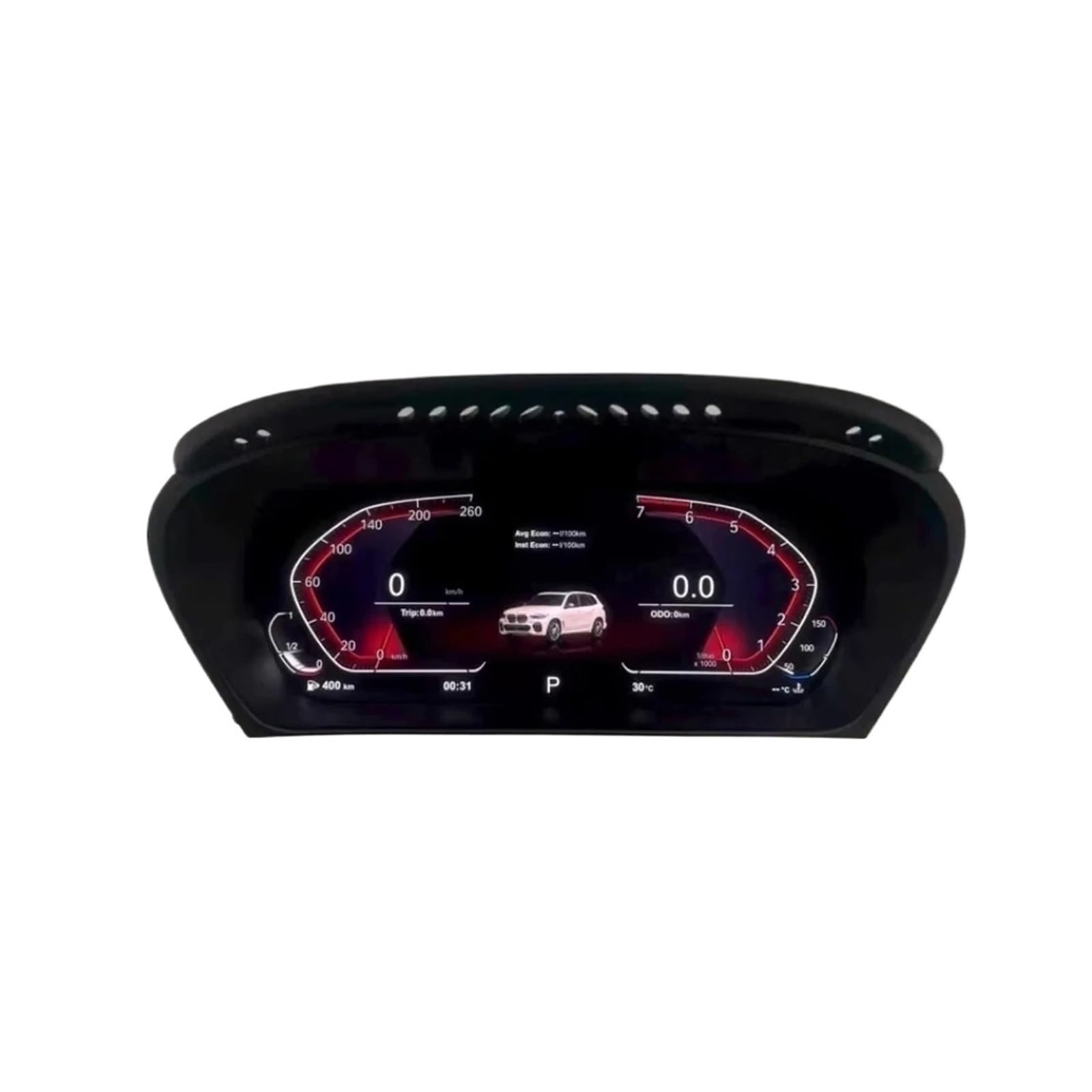 Cuadro de instrumentos digitales y velocímetro LCD compatible con BMW Serie 5 E60 y X6 E71 8