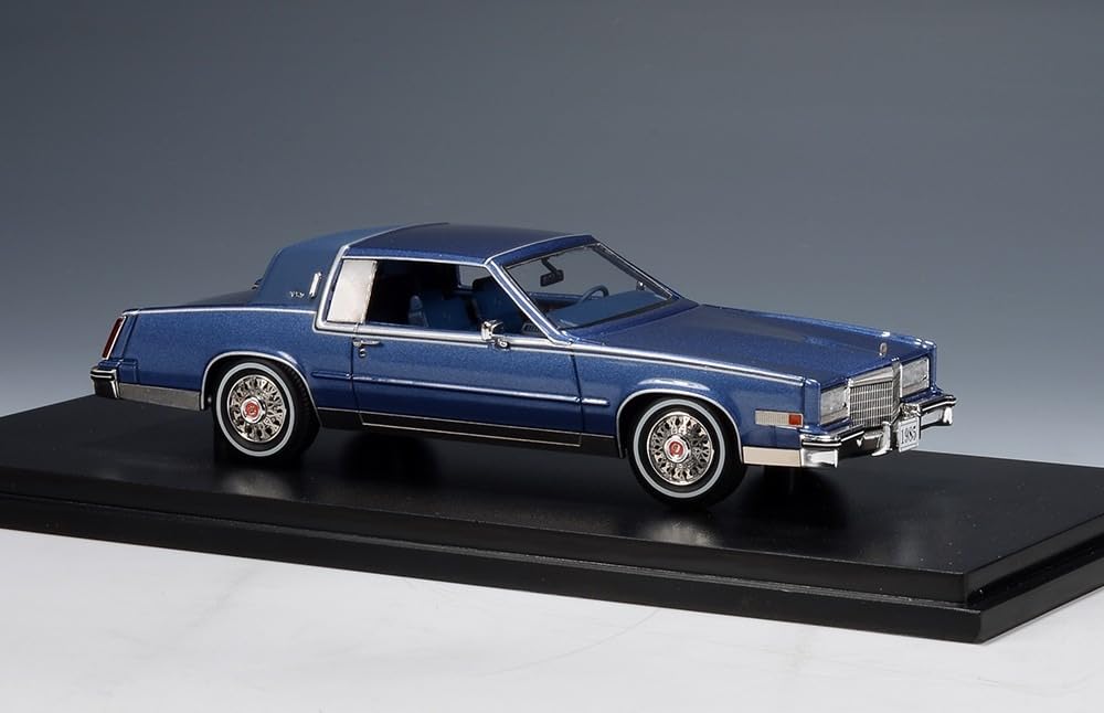 1985 Cadillac Eldorado Biarritz Medium Blue Metallic in 1:43 Scale STM85001