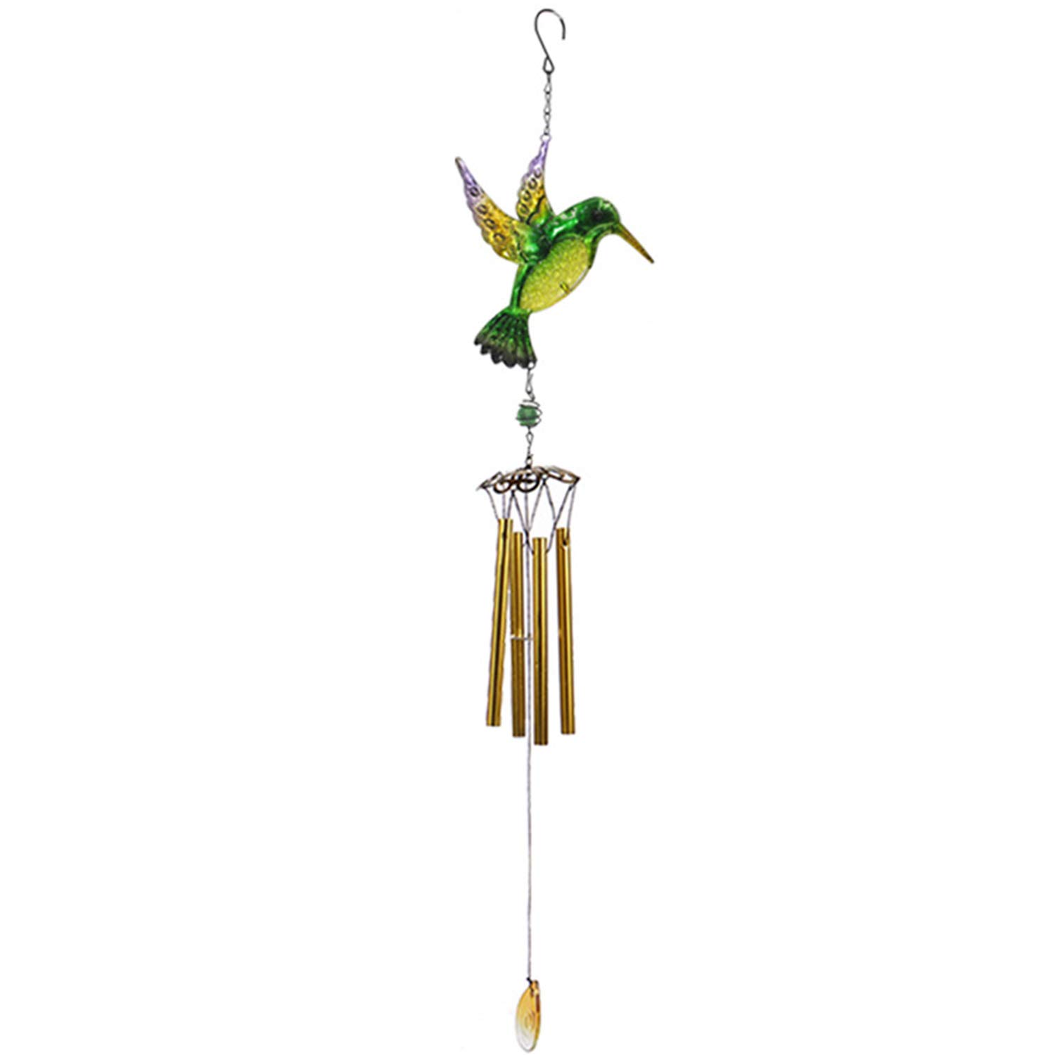 Generic Wind Chime Bird Shaped Ornament Multi-Tube Wind Chimes Day Home Outdoor Garden Balcony Backyard Festival Decoration