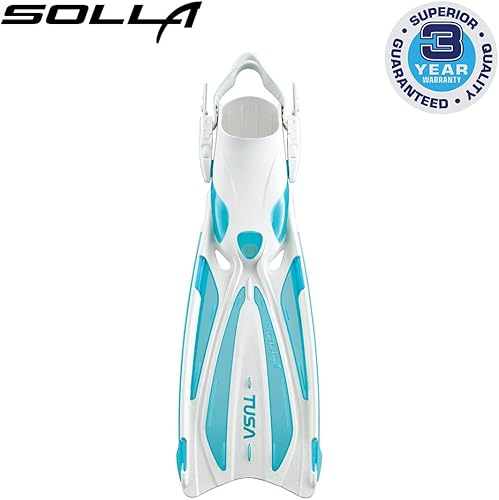 Miniatura 4 de TUSA SF-22 Solla - Aletas de buceo con tacón abierto Negro -,Azul cobalto,Azul cola de pez,amarillo (Flash Yellow),rojo oscuro