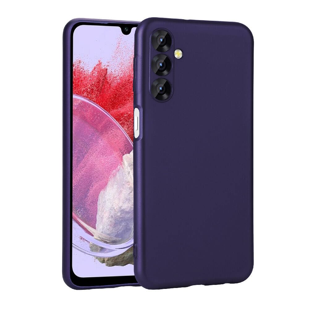 Zore Galaxy ile uyumlu M34 5G Kılıf Zore Premier Silikon Kapak Lacivert