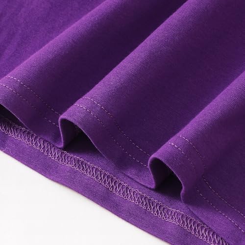 Image of Magic Park 1-14Y Toddler Ruffle T Shirt Girls Solid Color Blouse Kids Girl Short Long Sleeve Tops Casual Tee