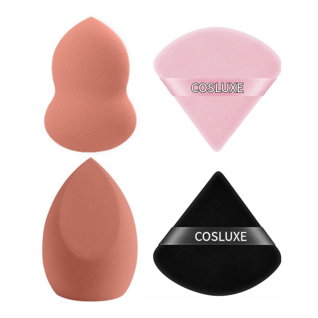 Professional Makeup Sponge, 4 Pcs Multi-colored Blender Blending Beauty Sponges for Foundations,Powders & Creams, Vegan, Cruelty Free and Non-Latex For woman girls-picture-26