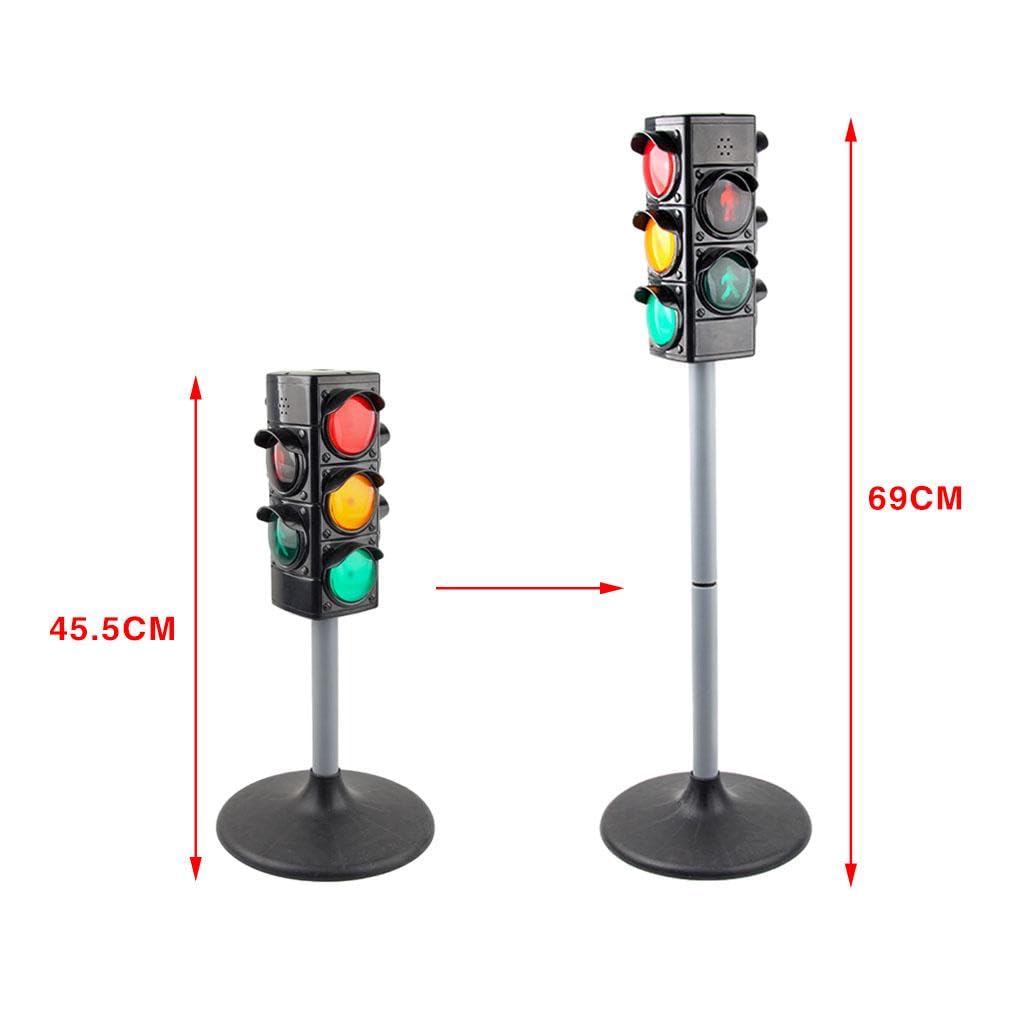 Set di 5 Semafori Giocattolo, Mini Modelli di Segnali Stradali, Simulazione di Semafori Spenti per Giochi Educativi per Bambini, Feste di Compleanno.