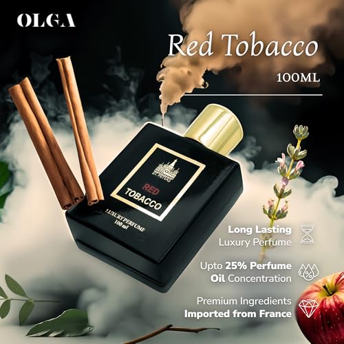 Image of OLGA Perfume For Men And Women - Spicy Tobacco Woody 100 ML | Premium Long-Lasting Unisex Perfume | Luxury Eau De Parfum (EDP) | Best Perfume Gift