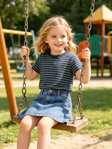 Image of AIWUHE Toddler T Shirts Cotton Summer Tshirts Boys Girls Short Sleeve Tee Tops Casual Graphic Clothes Crew Neck Shirts 2-6Y