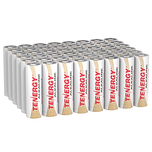Tenergy 1.5V AA Alkaline Battery, High Performance AA Non-Rechargeable Batteries for Clocks...