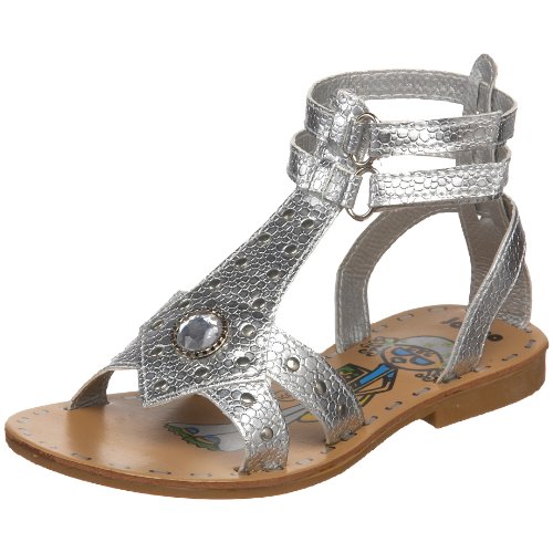 Josmo 1982 Sandal (Toddler),Silver Snake,9 M US Toddler