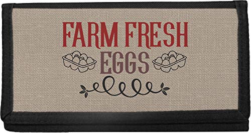 YouCustomizeIt Farm Quotes Canvas Checkbook Cover