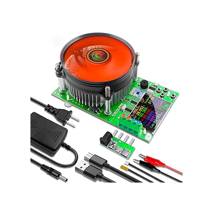 Buy 150W 4Wire Electronic Load Tester 2.4 inch DC Tester APP Electronic Adjustment Constant