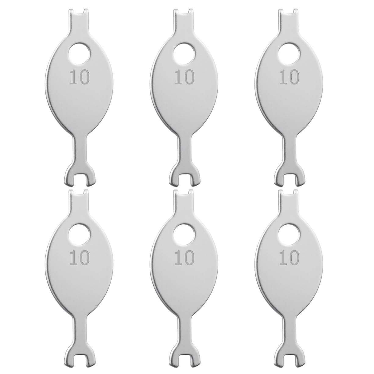 Emergency Light Test Key for MK 6 Pack, Mellbree Fish Key Set for Emergency Lighting Test
