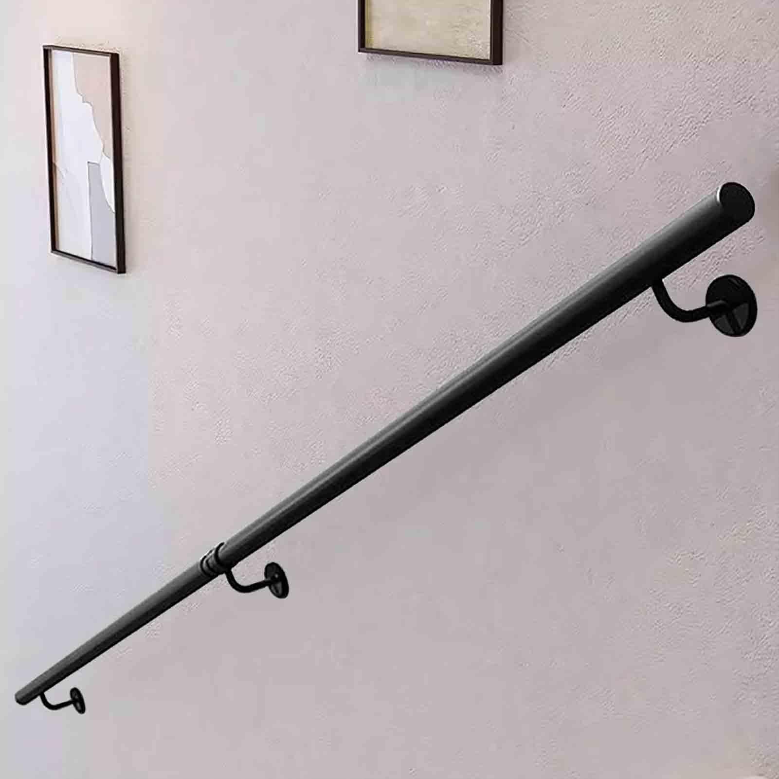 Main courante escalier antidérapante en fer 300cm pour sécuriser les marches