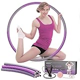 【Einstellbares Gewicht】Da dieser Hoop aus Edelstahl besteht und eine zuverlässige Stabilität bietet, können Sie dem Hoop Reifen beliebiges Material hinzufügen, um das Gewicht des Hoops anzupassen. Das Hinzufügen von Reis, Sand oder Bohnen kann den Hoop auf etwa 1,35 kg bis 2,7 kg(3lb-6lb) erhöhen und die Trainingsintensität nach Bedarf erhöhen.