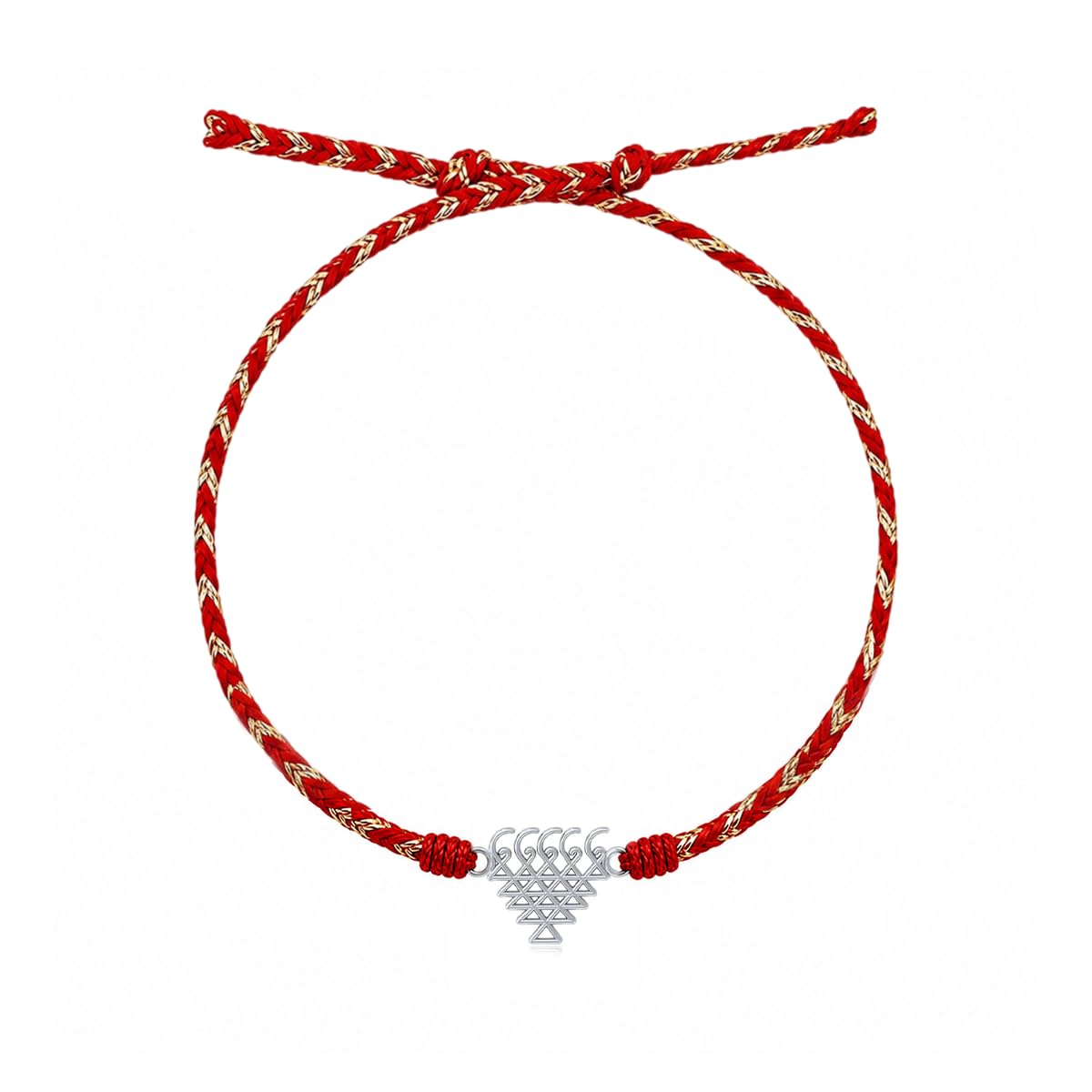 925 Sterling Silver Men Bracelet Cum Rakhi | Adjustable Red Thread | Symbol of Protection & Blessings | Rakshabandhan Gift for Brother | With Certification of Authenticity-image-44