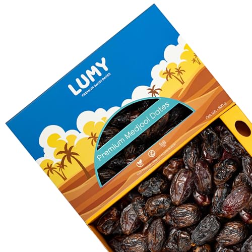Lumy Premium Medjool Dates - 800g | Dates Rich in Natural Sugars and Fiber | Medjoul Dates Ideal for Munching or Gifting | No Added Sugar or Preservatives
