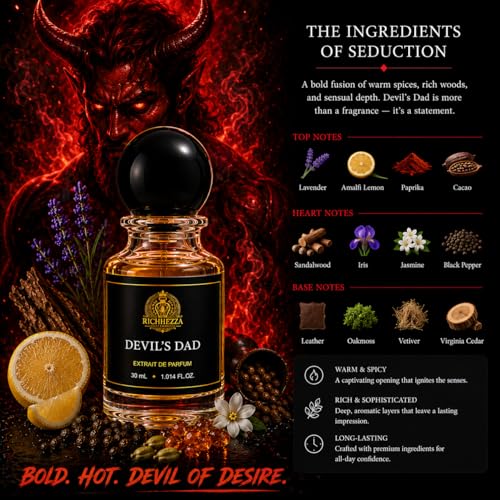 Image of Devil's DAD Luxury Perfume for Men | Extrait de Parfum | Bold Long Lasting Fragrance Perfume | Citrus, Musk and Lavender Premium Fragrance Scent 30 ml