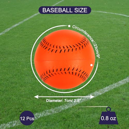 Balles de baseball souples PATIKIL pour s'entraîner sans risque de blessure - 2